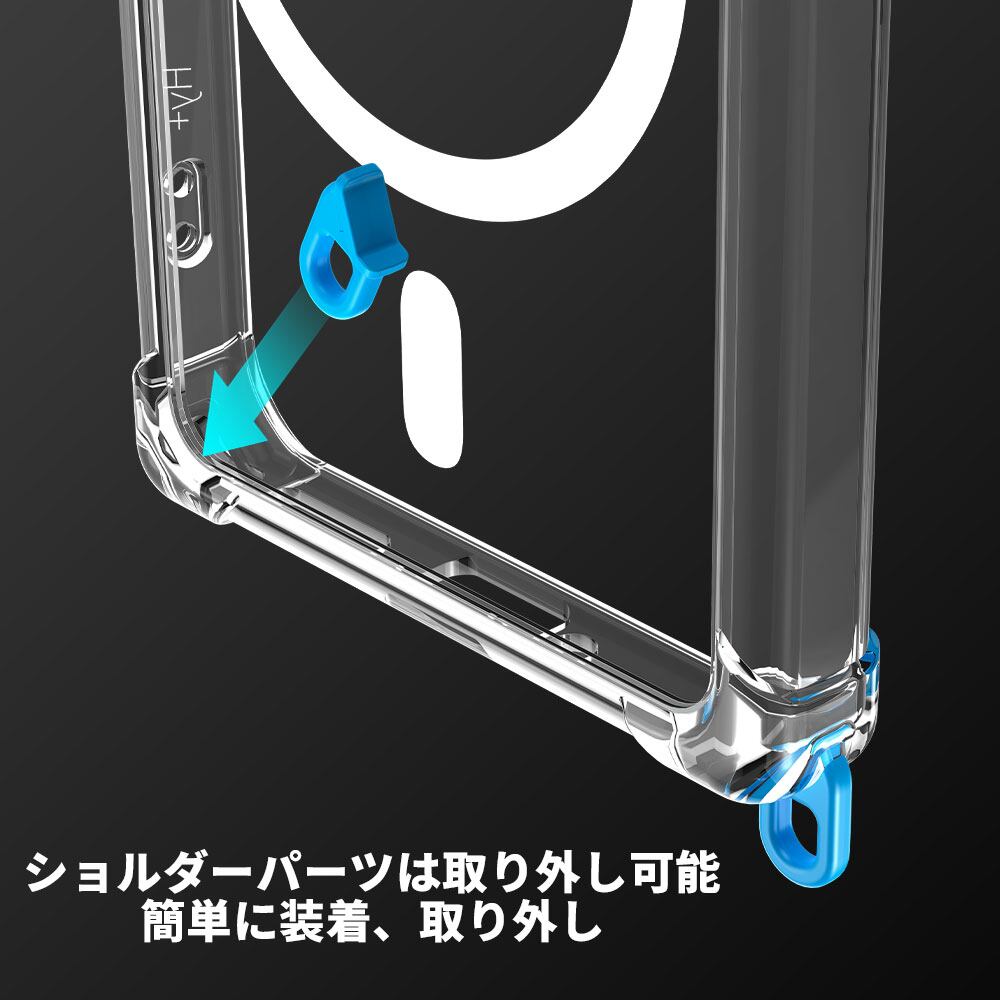 Hy+ arrows Alpha ケース F-51F / M08 対応 MagSafe ケース 耐衝撃