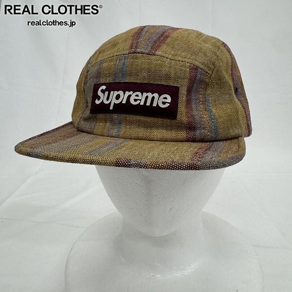 帽子 Supreme Magee Plaid Linen Camp Cap 14SS ☆シュプリーム×マギー☆ Supreme×Magee/シュプリーム×マギー【14SS