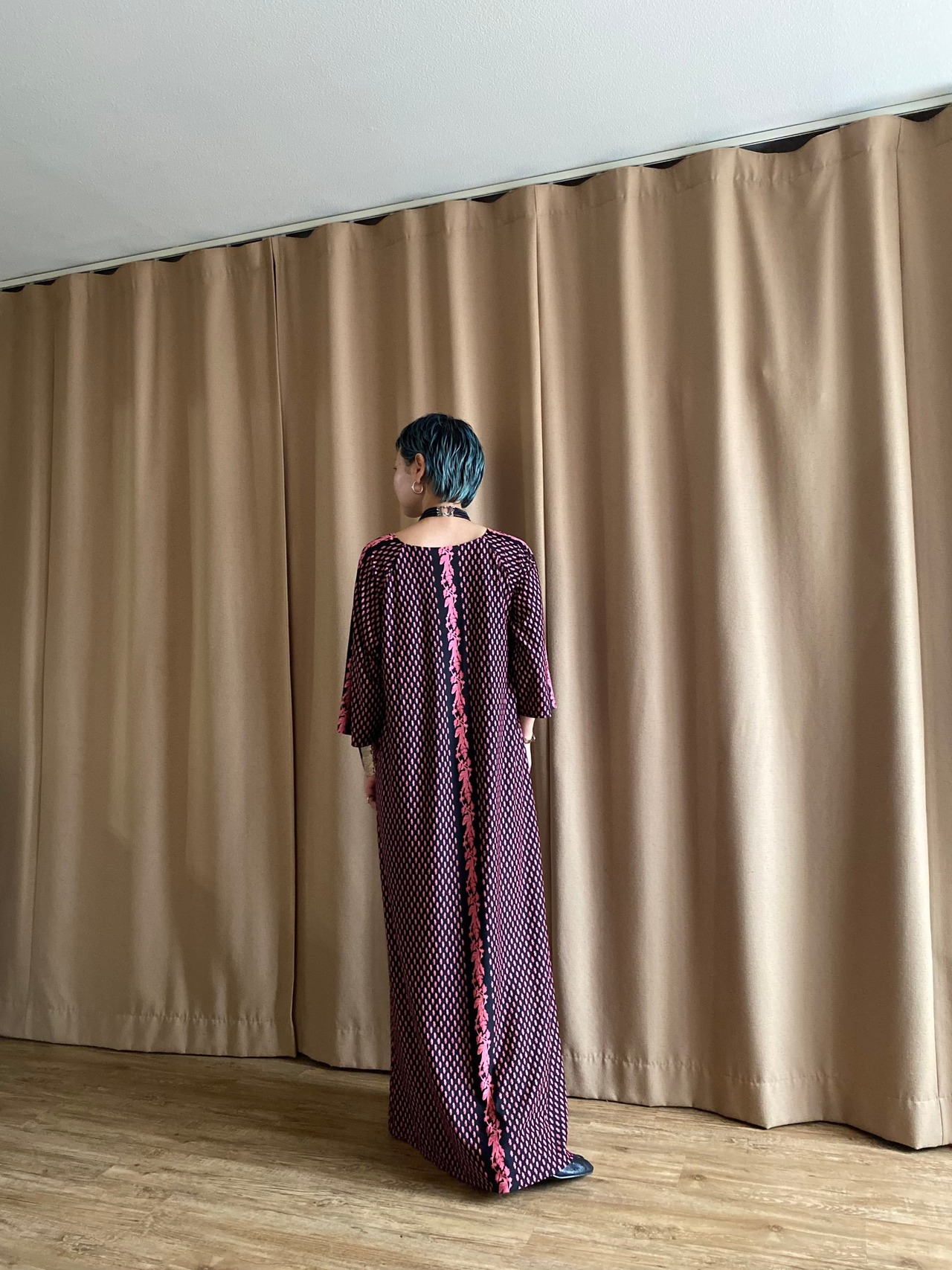 Made in Western Germany exotic maxi dress-4322-9