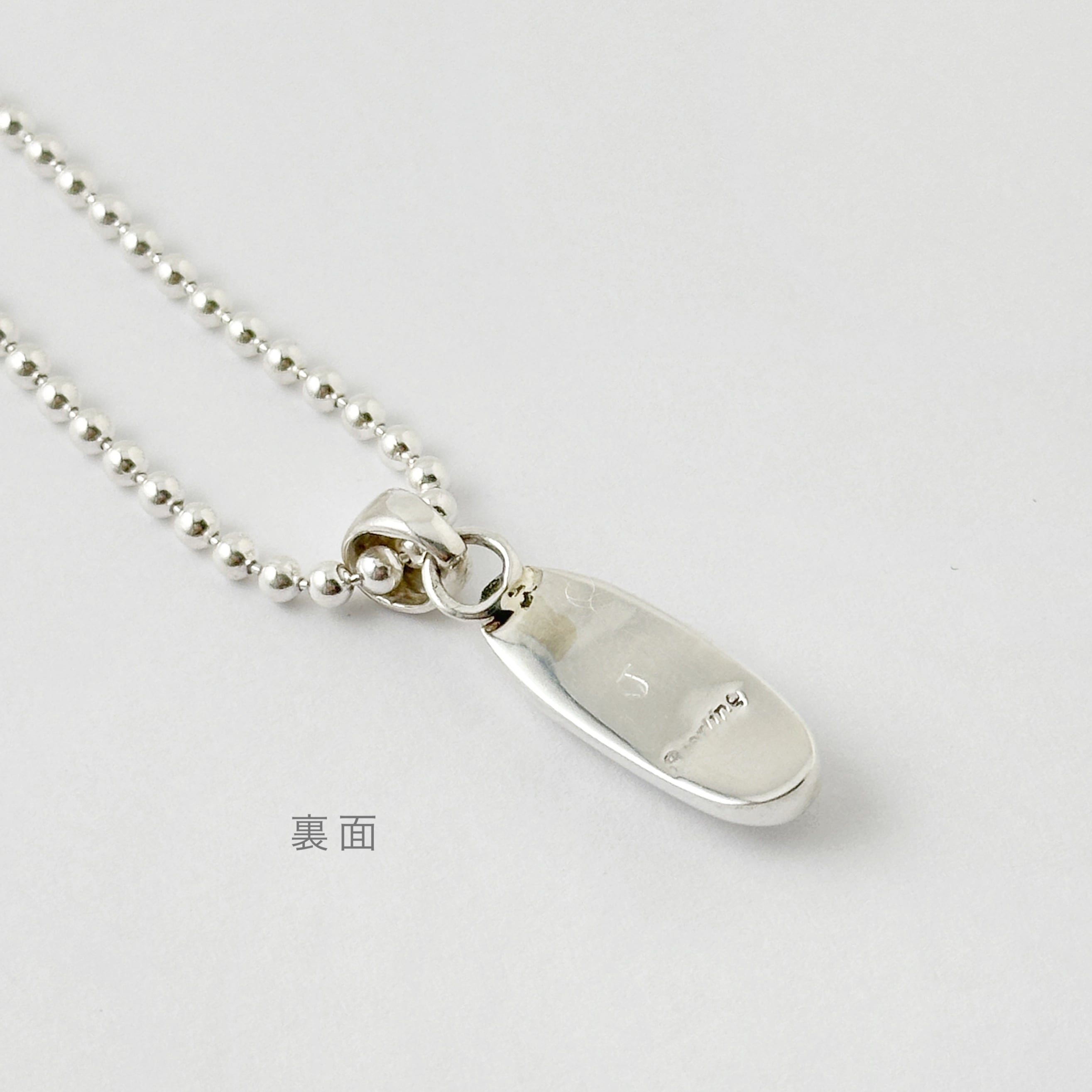 【silver925×ホワイトバッファロー】ネックレストップ silver925×ホワイトバッファロー】ネックレストップ ホワイト