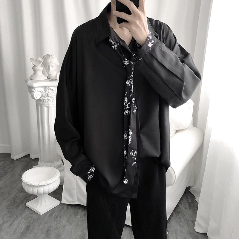With U ゴスロリ シャツ ネクタイ付 病み可愛い ユニセックス モード系 黒コーデ 原宿系 10代 代 10代 代 ゴスロリ服 病み服 ゴスロリファッション With U With U ゴスロリ シャツ ネクタイ付 病み可愛い ユニセックス モード系 黒コーデ 原宿系 10代 代 10代 代 ゴスロリ服 病み服 ゴスロリファッション With U