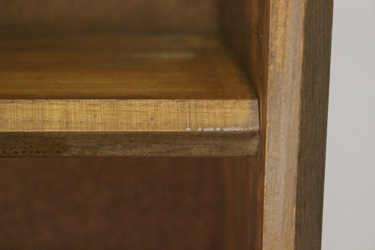 ヴィンテージ 本棚 シェルフ 無垢材 ラック 収納 飾り棚 木製