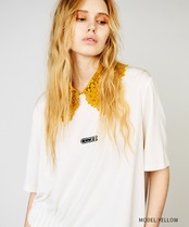 【直営限定ITEM】パール×フラワーレースフェイクカラー (YELLOW) CQ-48506H