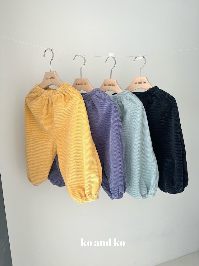 ko and ko［取寄］bubble corduroy pants 26winter