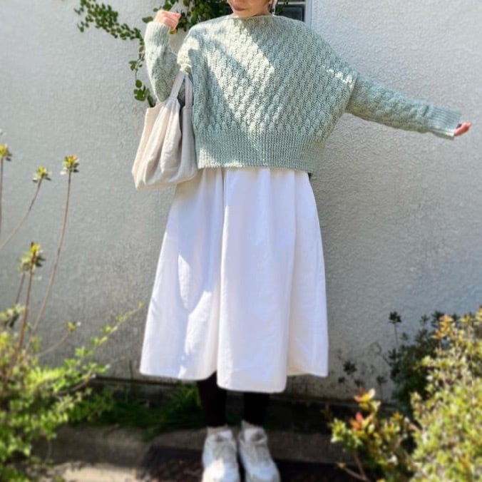 ミモザ模様のセーター | Jul Knitting キット | PAY ID