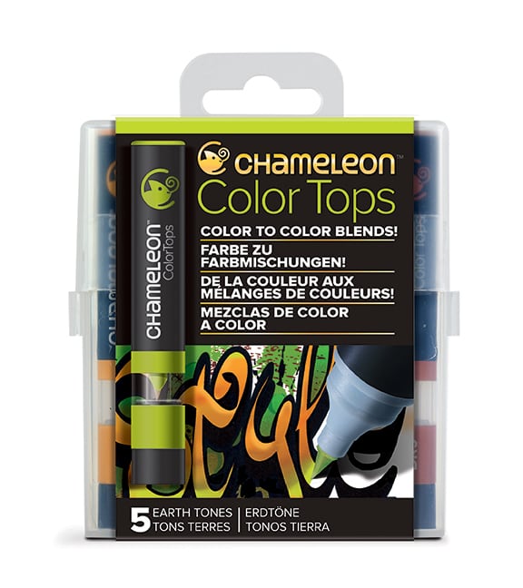 ◉chameleon ページ◉ Chameleon Pen 5 Color Tops Gray Set (カメレオンペン 5本入り