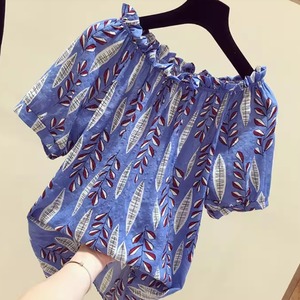 レディース トップス シャツ プルオーバー 半袖 襟なし シフォン フリル 薄手 かわいい 大人可愛い きれいめ シンプル カジュアル 上品 おしゃれ レトロ こなれ感 ラフ ガーリー ルーズ 個性的 エレガント 主役級 存在感 とろみ感 抜け感 ラブリー キュート ベーシック アクティブ ロマンティック ナチュラル 花柄 フラワー 夏 デート お出かけ リゾート 女子会 休日 バカンス ショッピング カフェ 普段使い モテ トレンド M L XL 2XL 3XL イエロー オレンジ ブルー グリーン