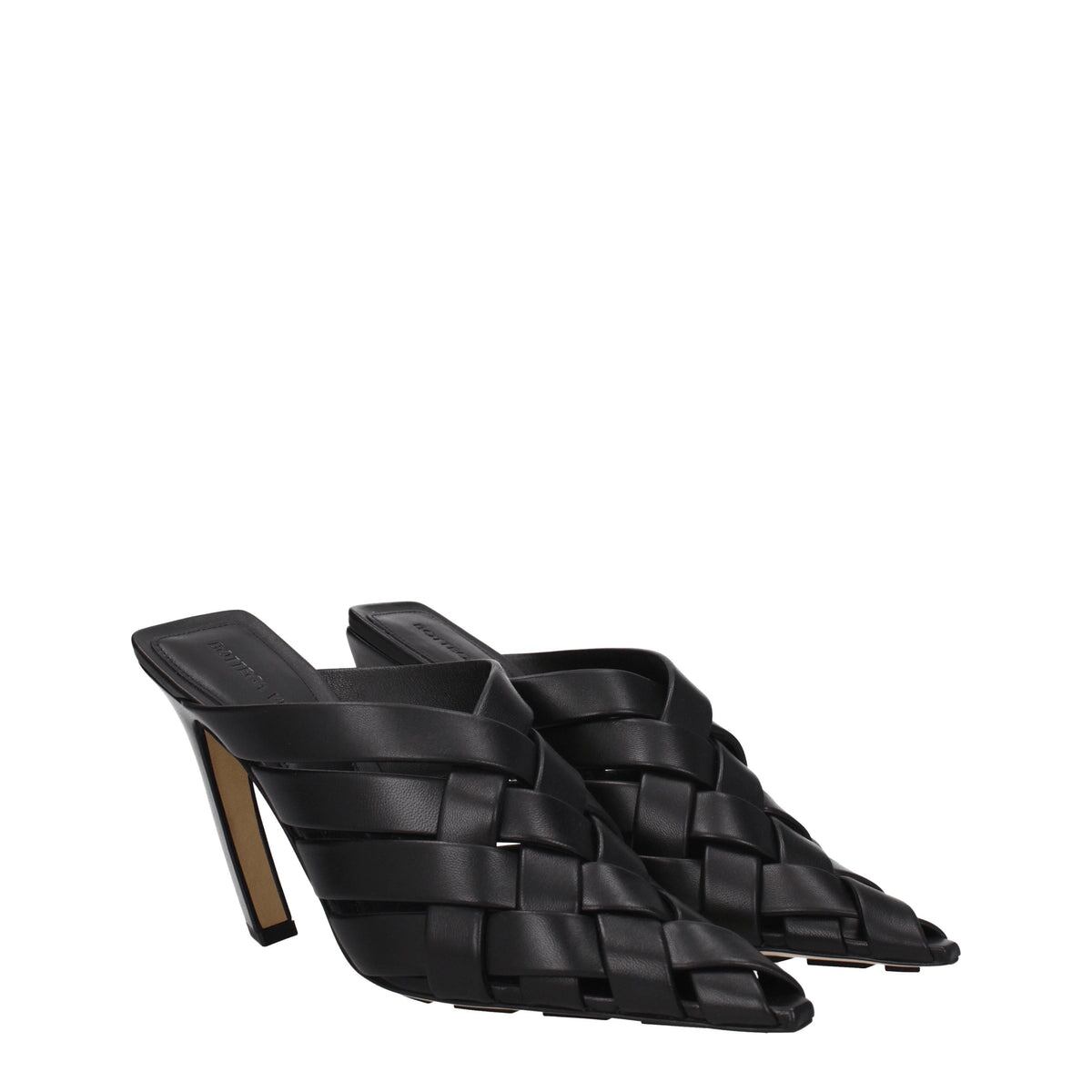 【新品】BOTTEGA VENETA ボッテガヴェネタ レディース サンダル レザー ブラック 740262V00T01000