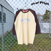 【over print】LURE 3/4 Tee