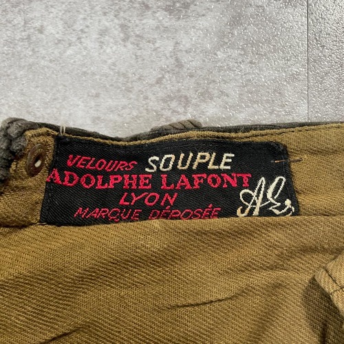 40-50s Adolphe Lafont フレンチワーク コーデュロイ パンツ 詳細写真2