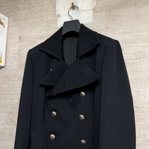 Yohji Yamamoto ヨウジヤマモト ロングコート SIZE2 【中目黒B04  