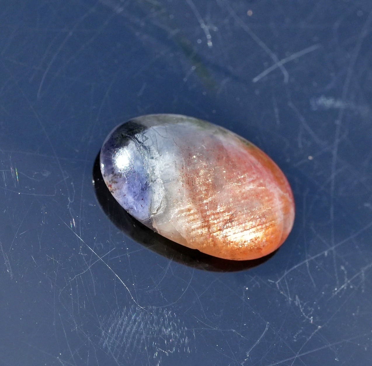 高品質☆アイオライトサンストーン s1577 | Funky garuda Stone