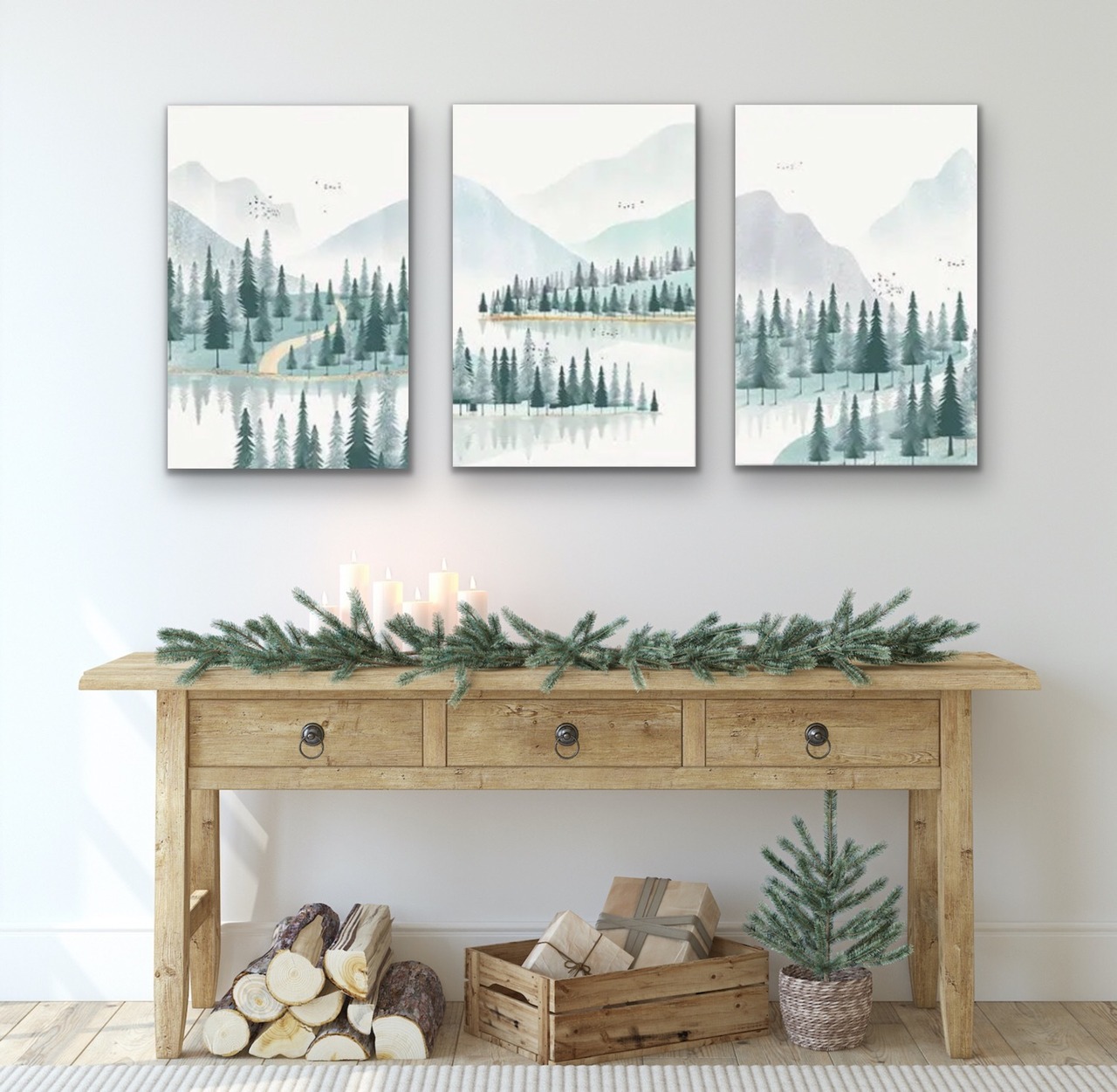 絵画/アートパネル/インテリア/モダン/北欧/おしゃれ　アートパネル 3枚セット(お取り寄せ商品)