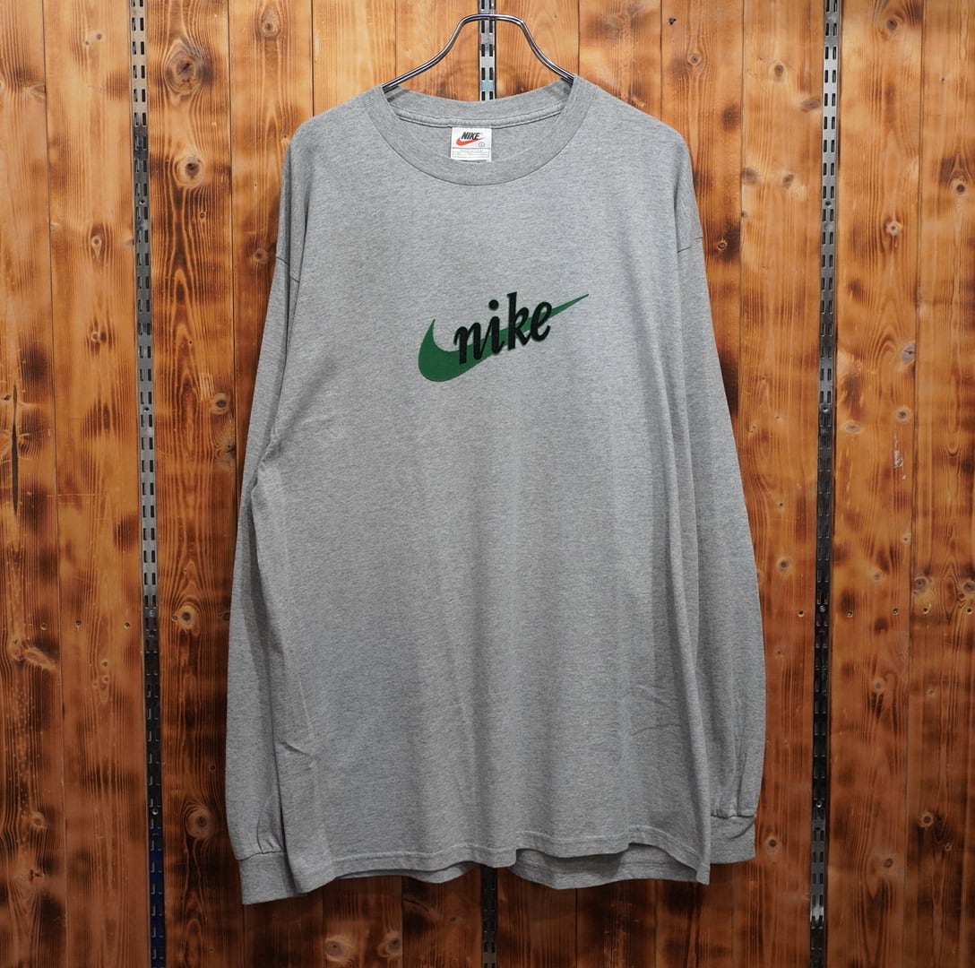 おそらく未使用 90s USA製 nike 長袖 Tシャツ L/ナイキ ロンT