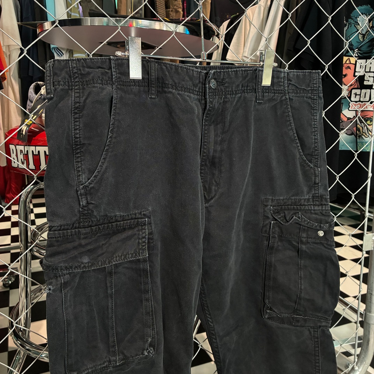 Levi’s コットンカーゴパンツ　ブラック　W38 L30 リーバイス