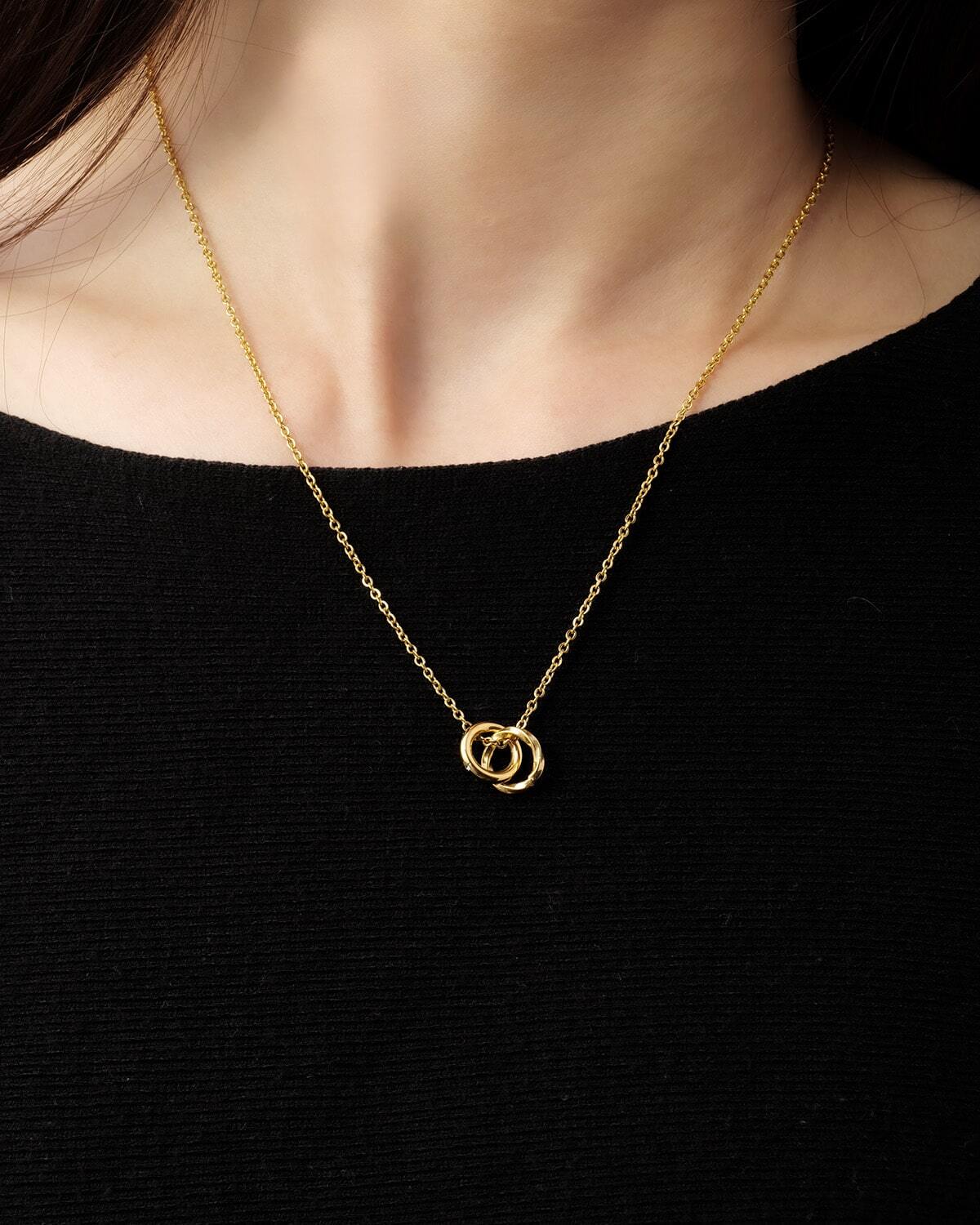 Double ring necklace | GLUCK（グルック）