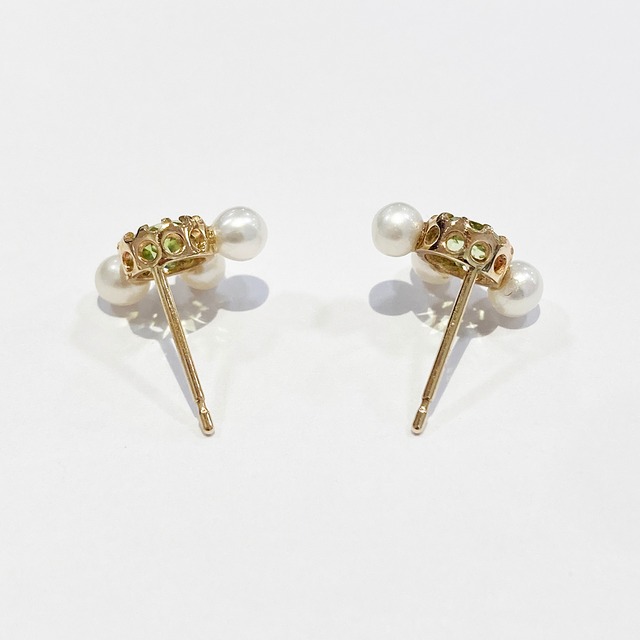 Dome pierce（ドームピアス）EMU-016dp-01  ペリドット