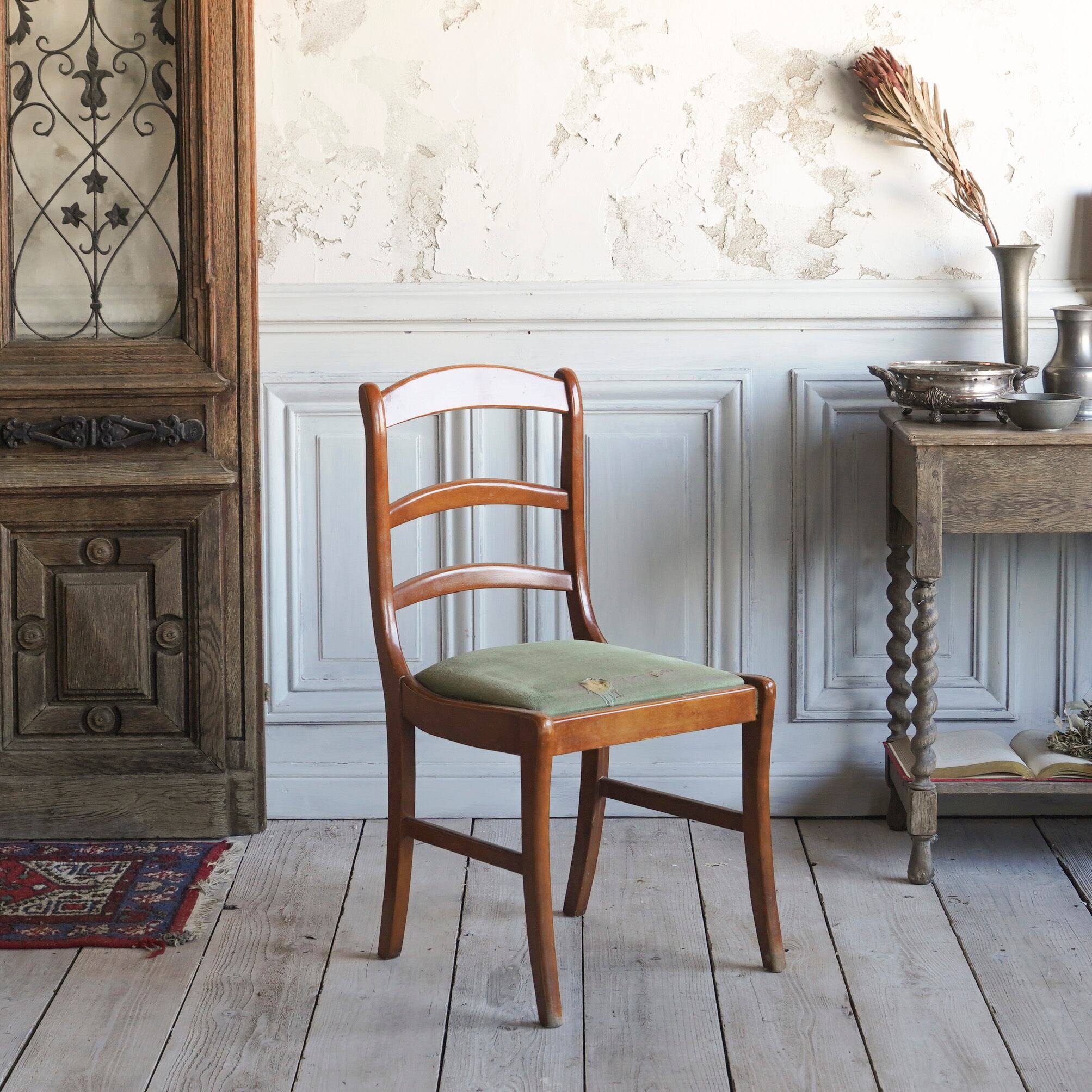 チェア/アンティーク/ディスプレイ/空間装飾/1940年代/マホガニー/椅子/イス