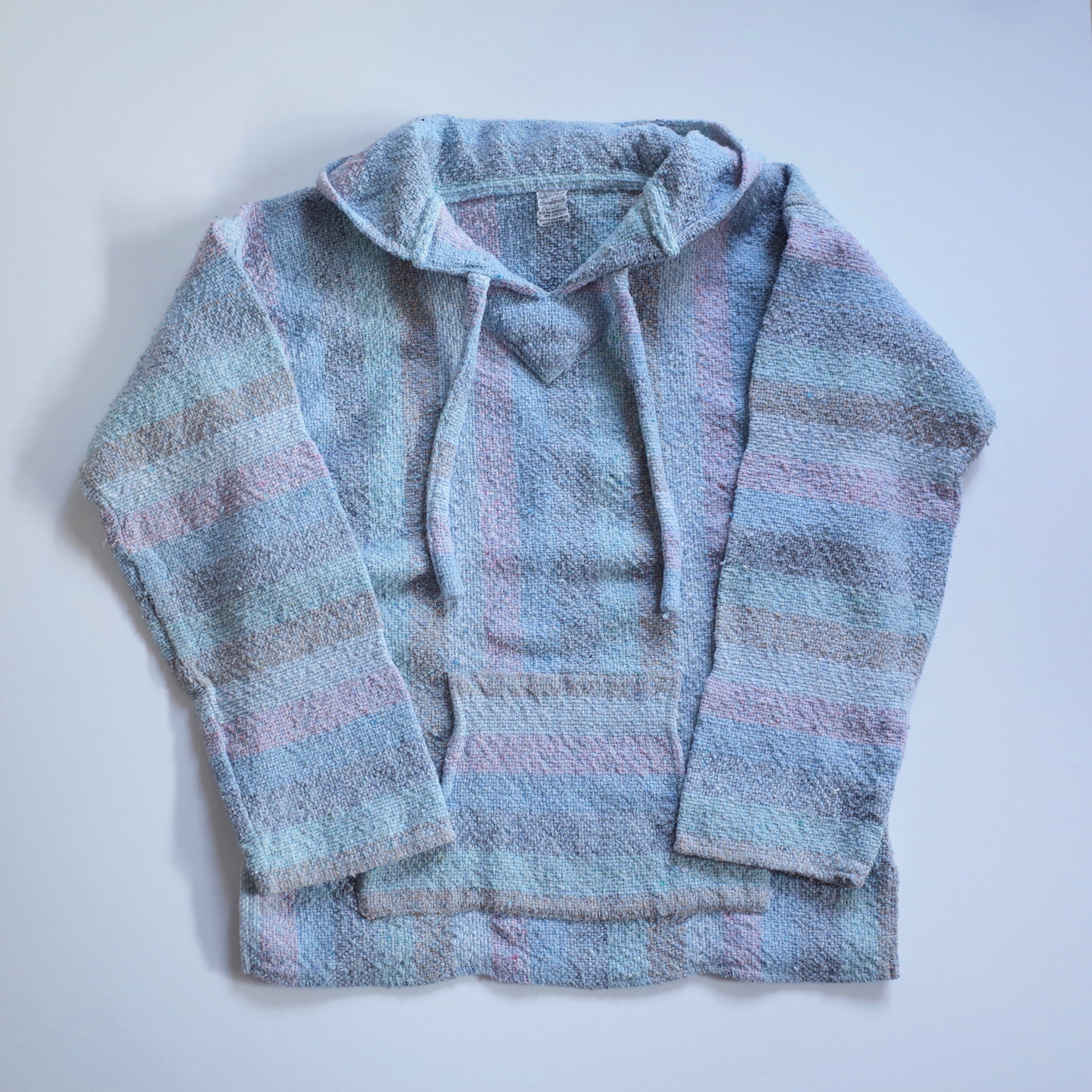 Mexican baja hoodie "pastel color"