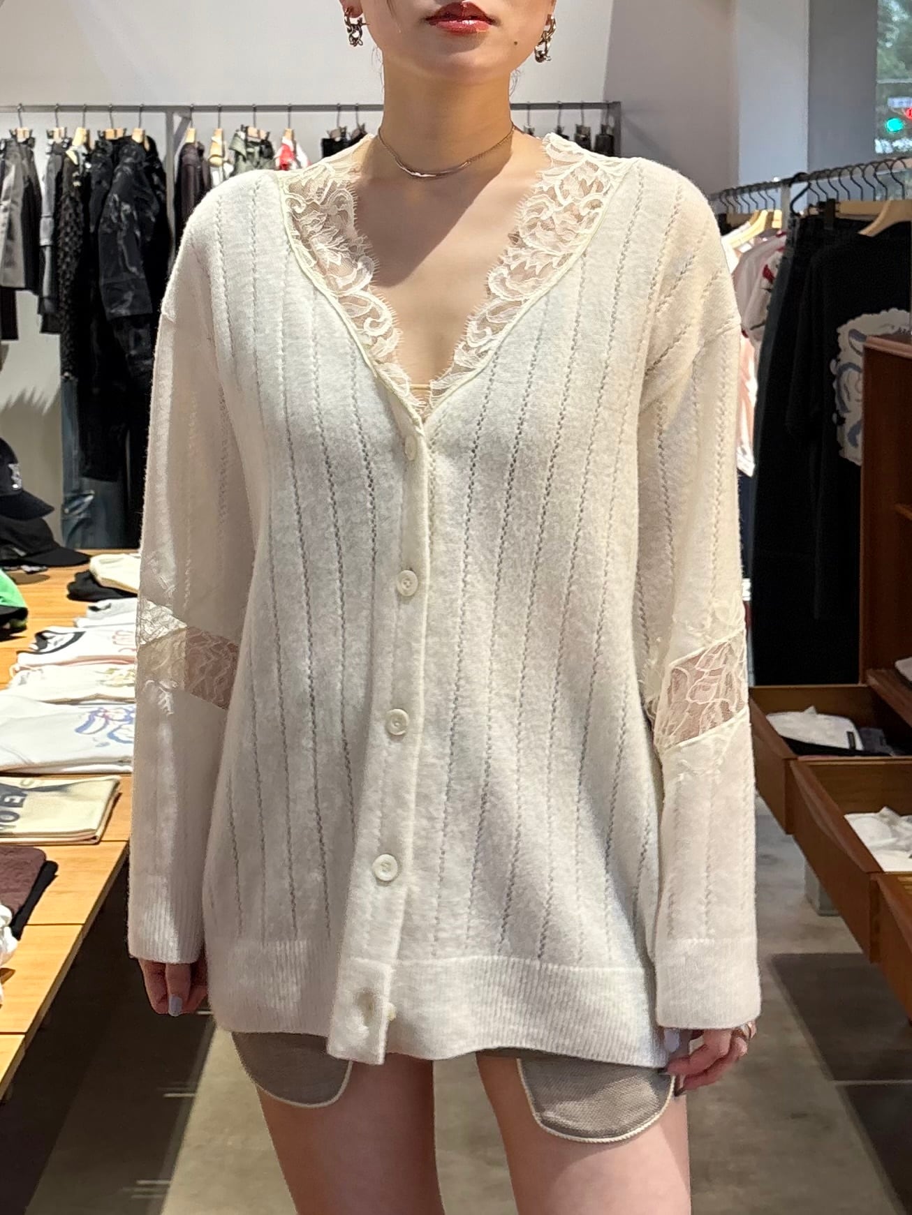 25AW】FETICO フェティコ / Boucle knit bustier / ニットビスチェ