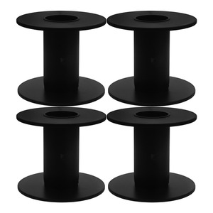 【特価処分】4個セット ボビン 空スプール ケーブルスプールパーツ用 ユニバーサルワイヤースプール 屋外活動用の効率的な巻き取りスプール