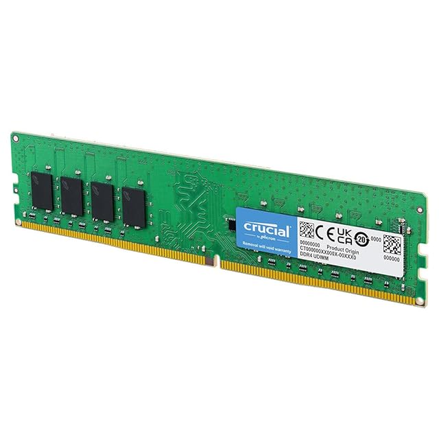 Micron マイクロン PC4-19200U (DDR4-2400) 4GB 1Rx16 PC4-2400T-UC0