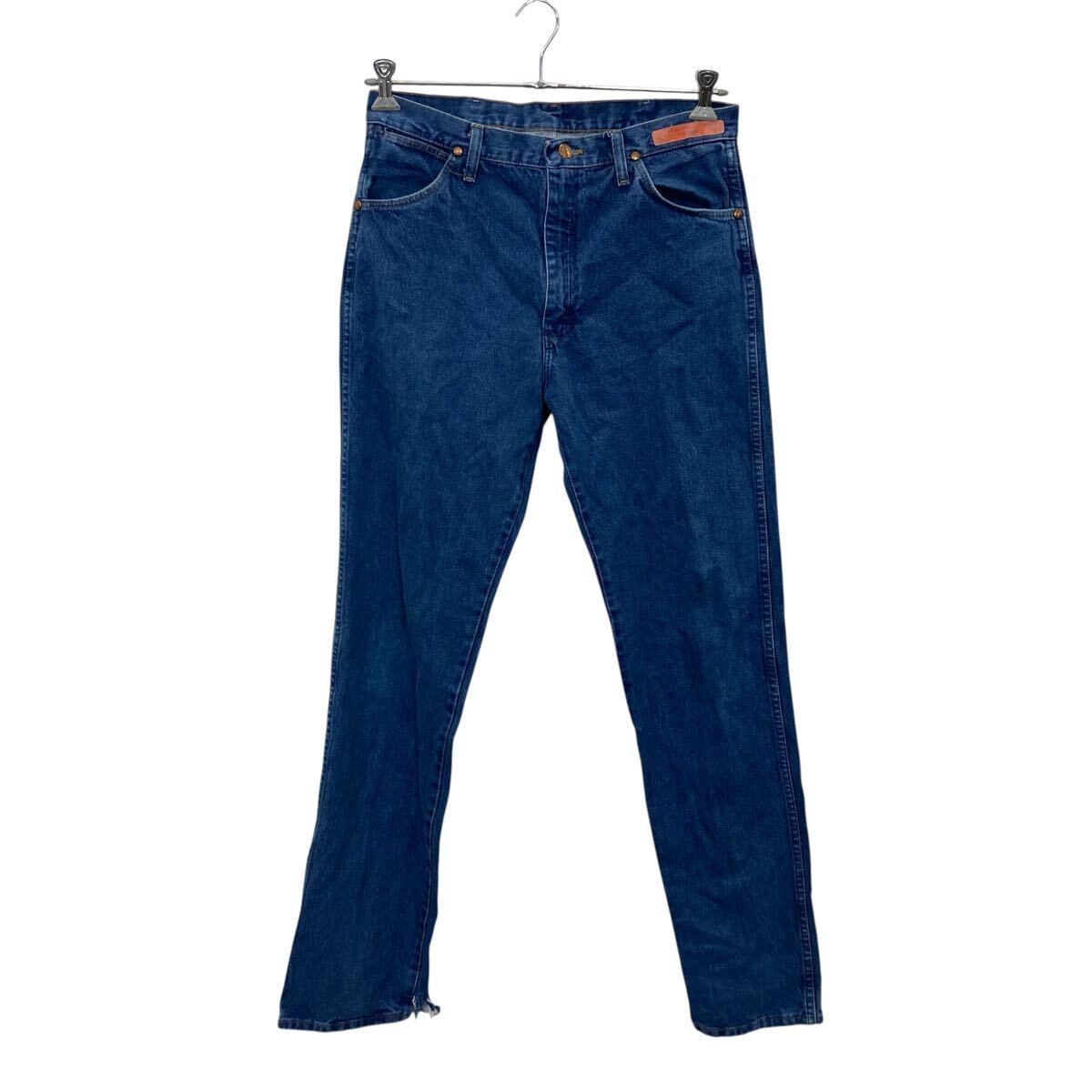90年代 USA製 Wrangler ラングラー 13MWZ ストレート デニムパンツ