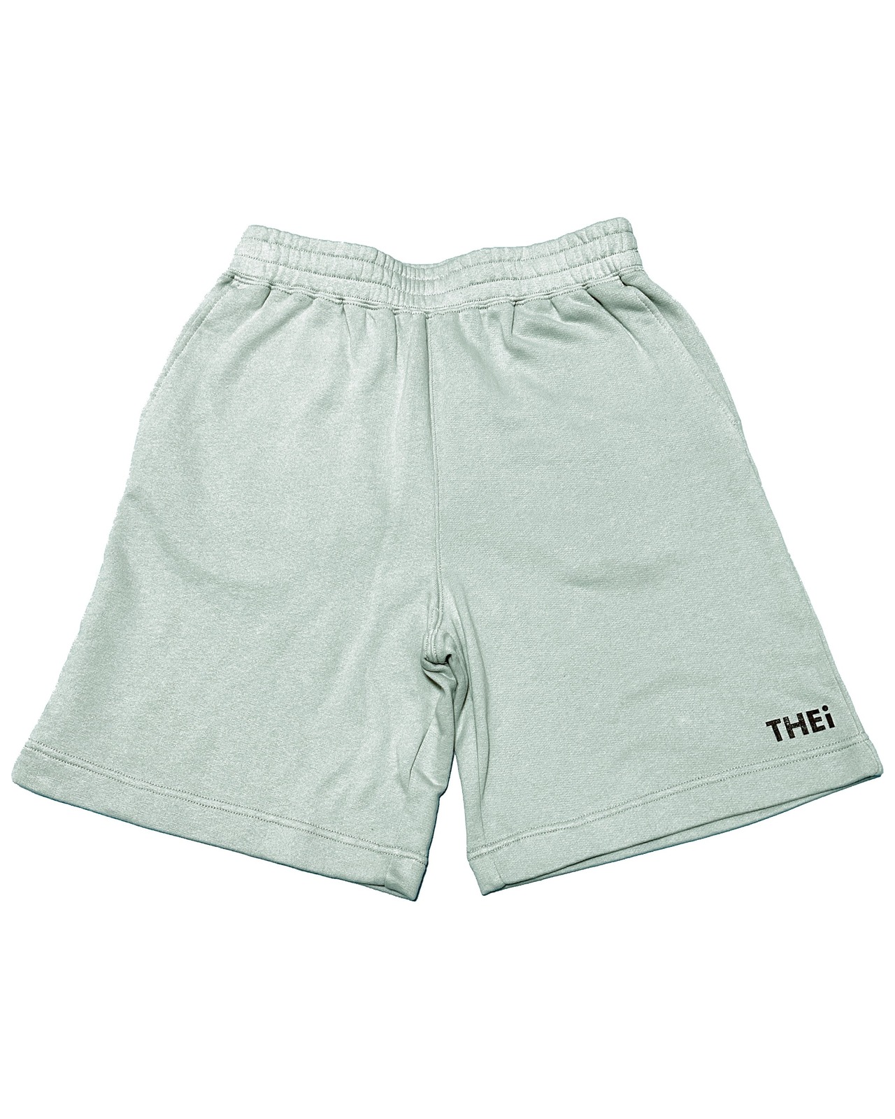 BASIC ONE POINT LOOSE FIT SWEAT SHORTS - ACID GREEN