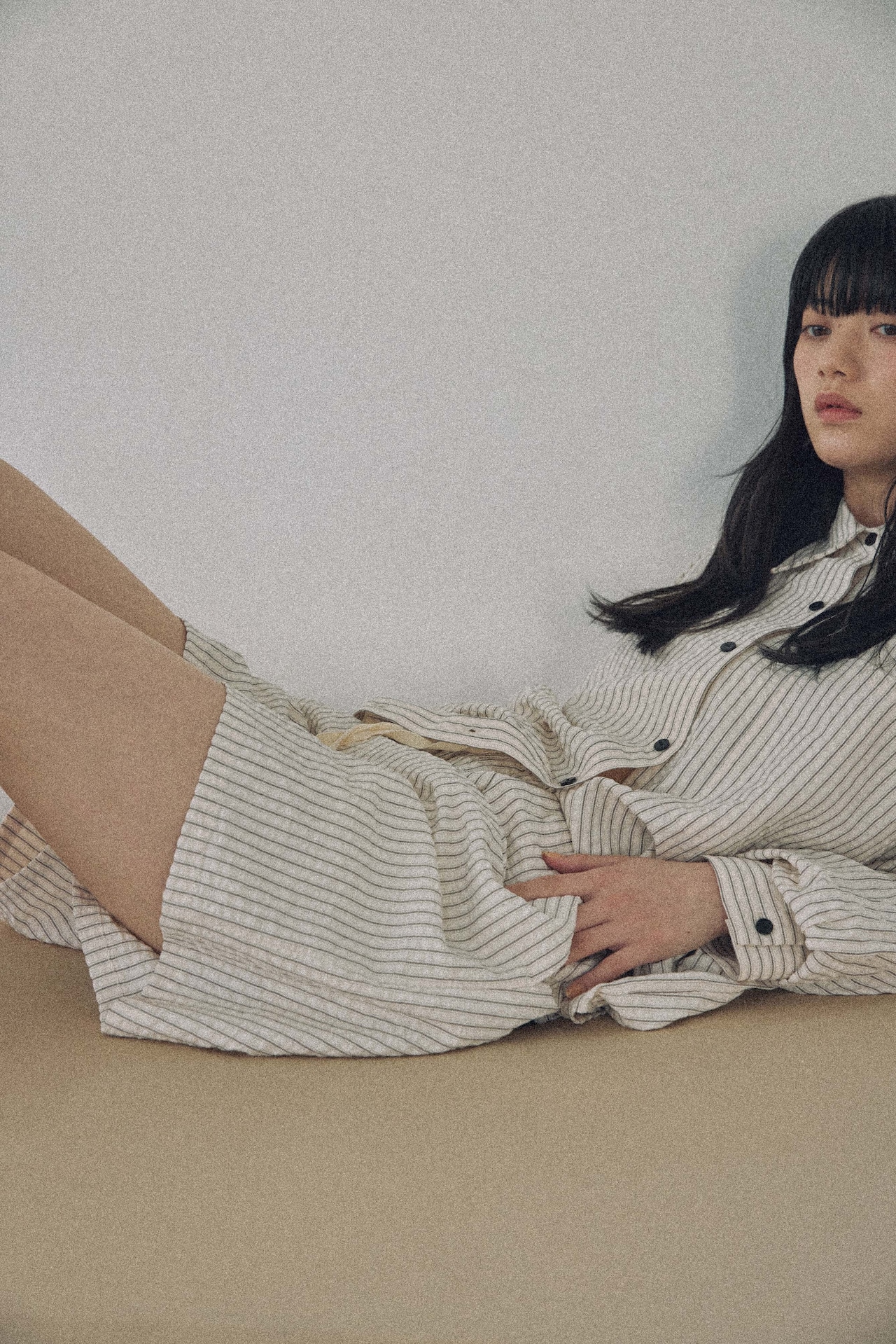 DU260507 Stripe Short Pants【set up可】