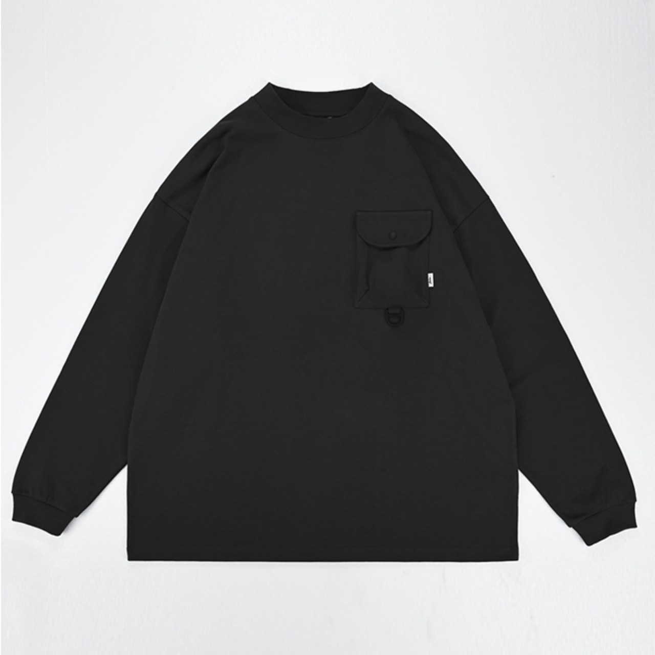 Utility pocket oversized sweatshirt 1090 - 6