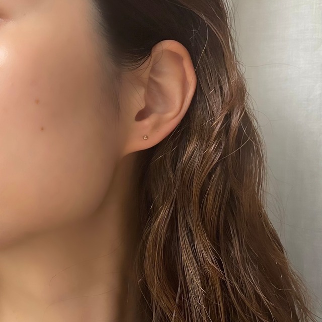 星粒 Pierce K10YG / single