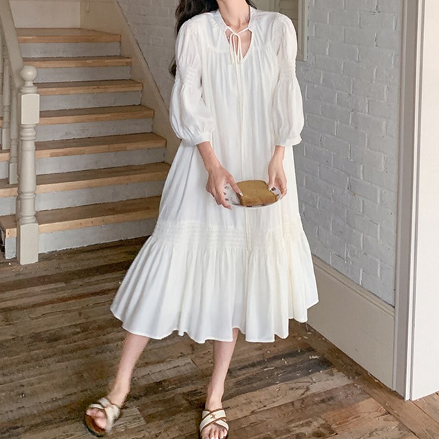 Fishtail blouse dress 00094