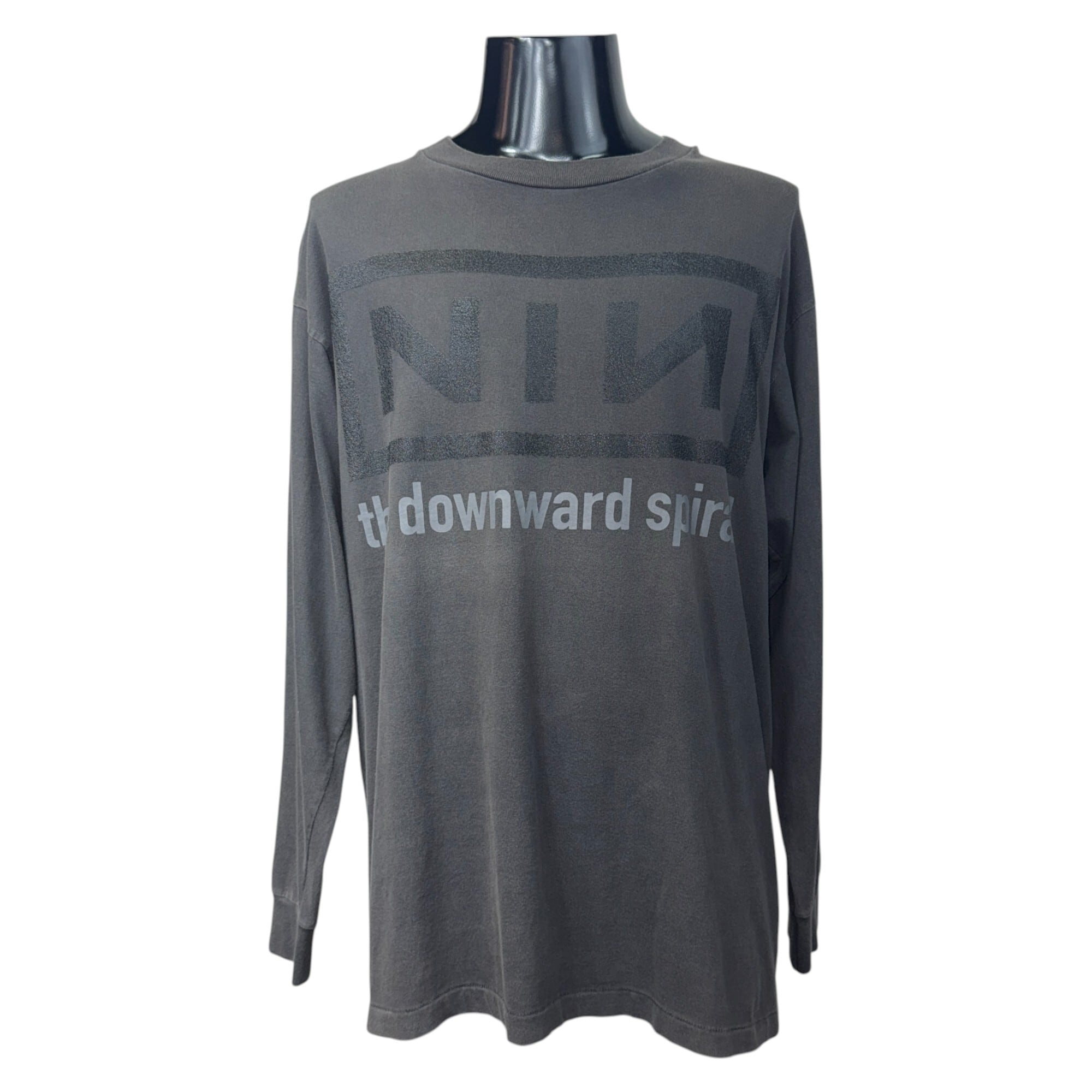 NINE INCH NAILS】ナインインチネイルズ NINロゴ 90's ロングTシャツ