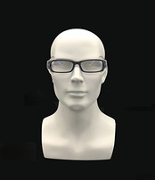 VIEEL 【4 個入り】花粉症めがね L・Ｍ・Ｓサイズ 防塵 花粉対策 メタルフレーム保護メガネ用サイドシールド (4 PCS, L)