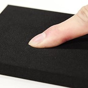 和気産業 NRスポンジゴム 黒 10X150X150mm クッション材 防音材 NRSー06 1枚入り