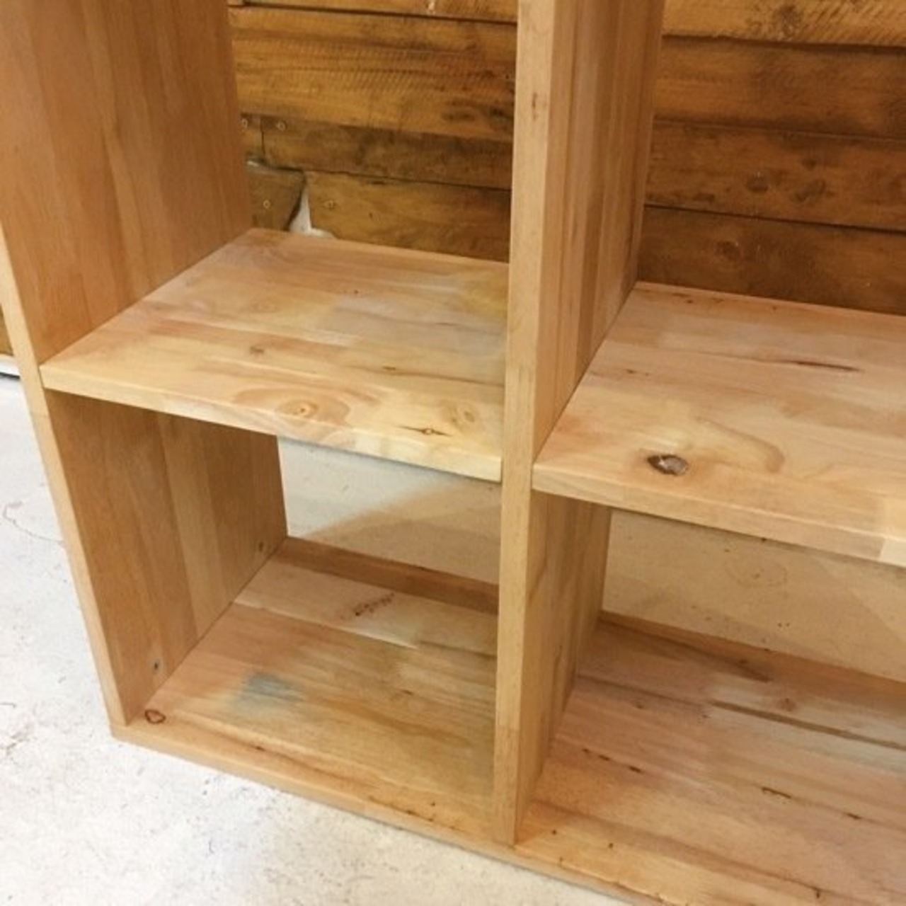 ラバーウッド　2×2シェルフ【要組み立て品】
