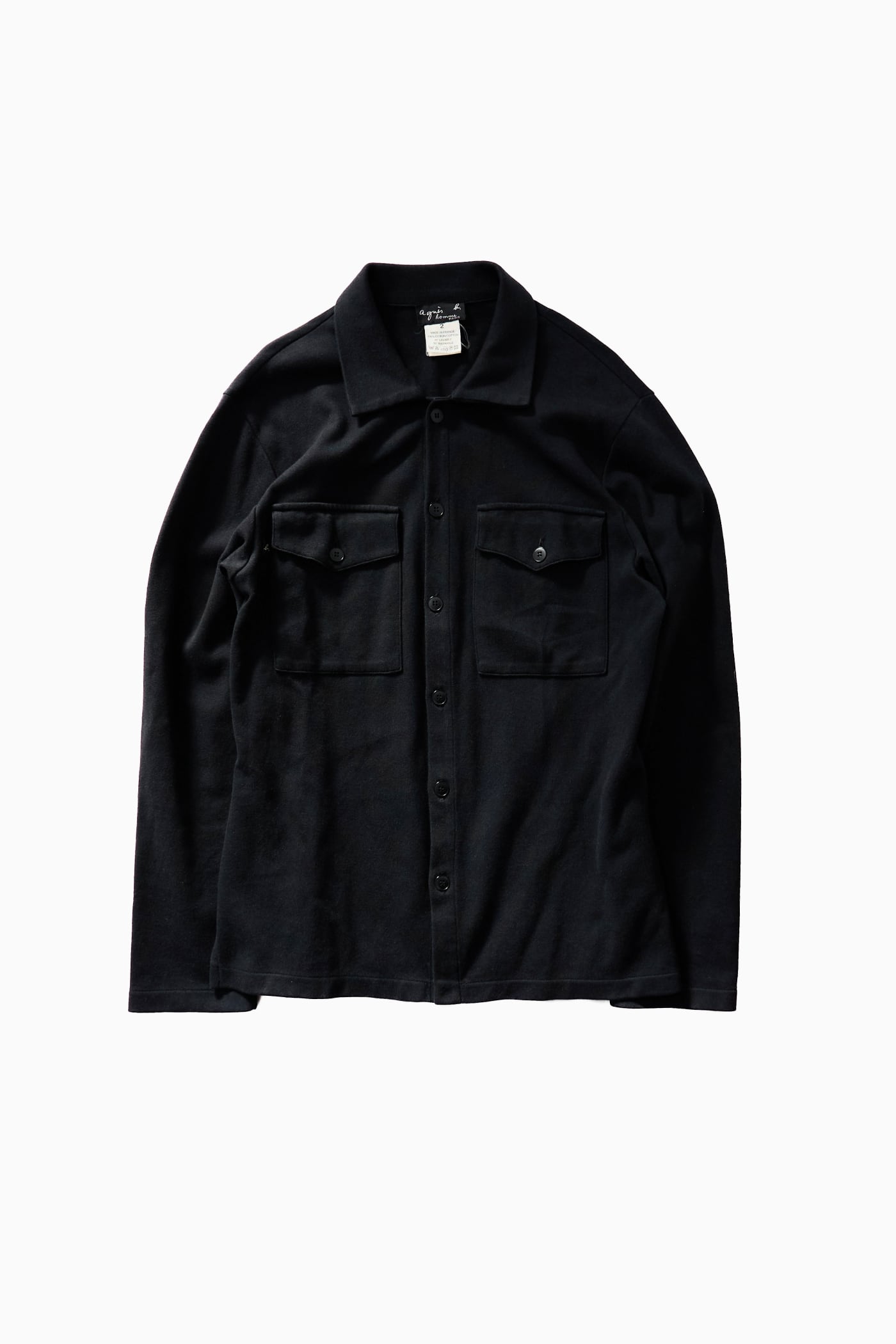 【90s フランス製】 agnes b. homme ARCHIVE BLACK CPOジャケット