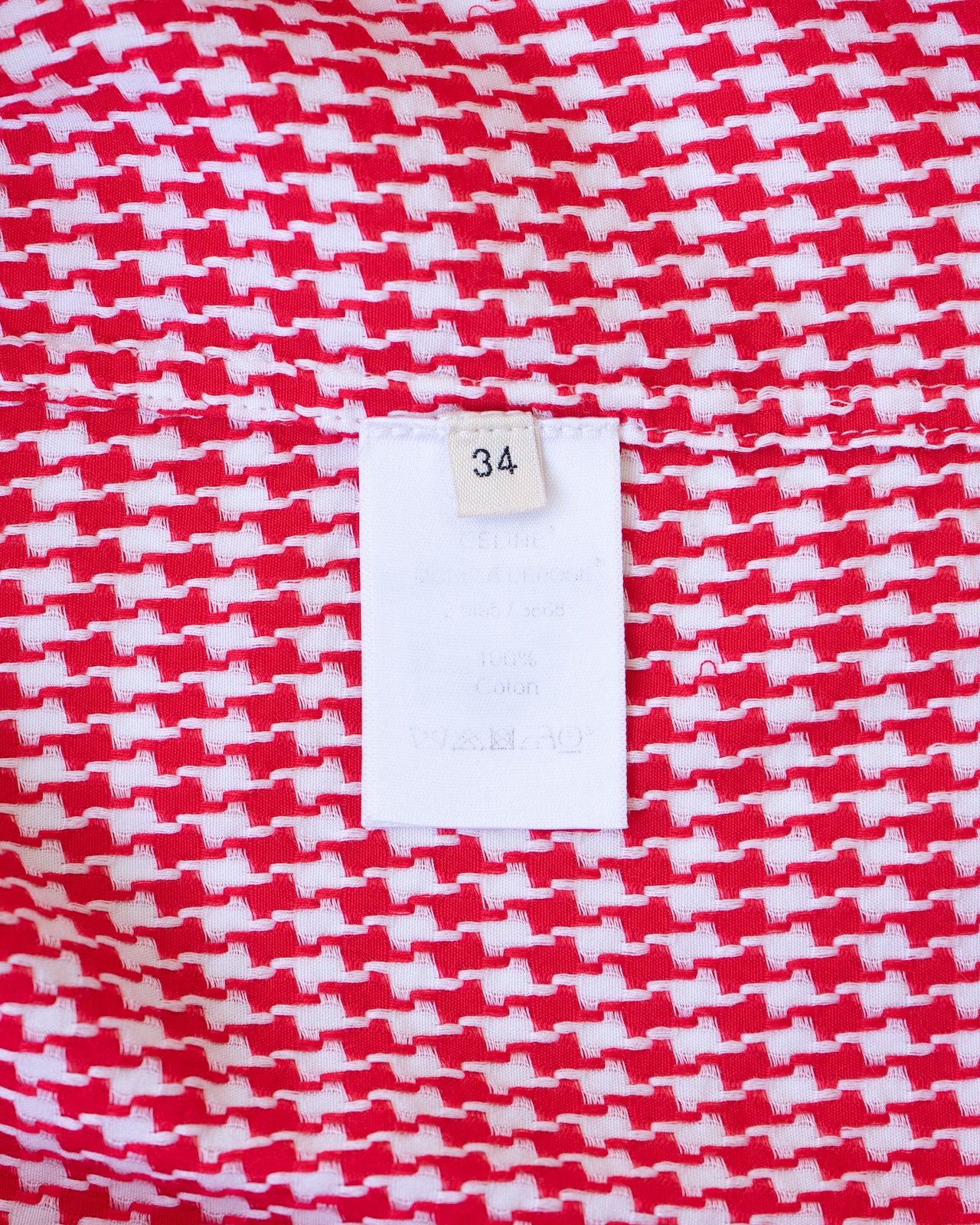 〈CÉLINE by phoebe philo〉Houndstooth shirt