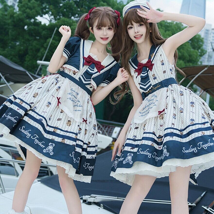 SEASONZ 可愛い服 ふわふわ アイドル衣装 マリンコーデ セットアップ