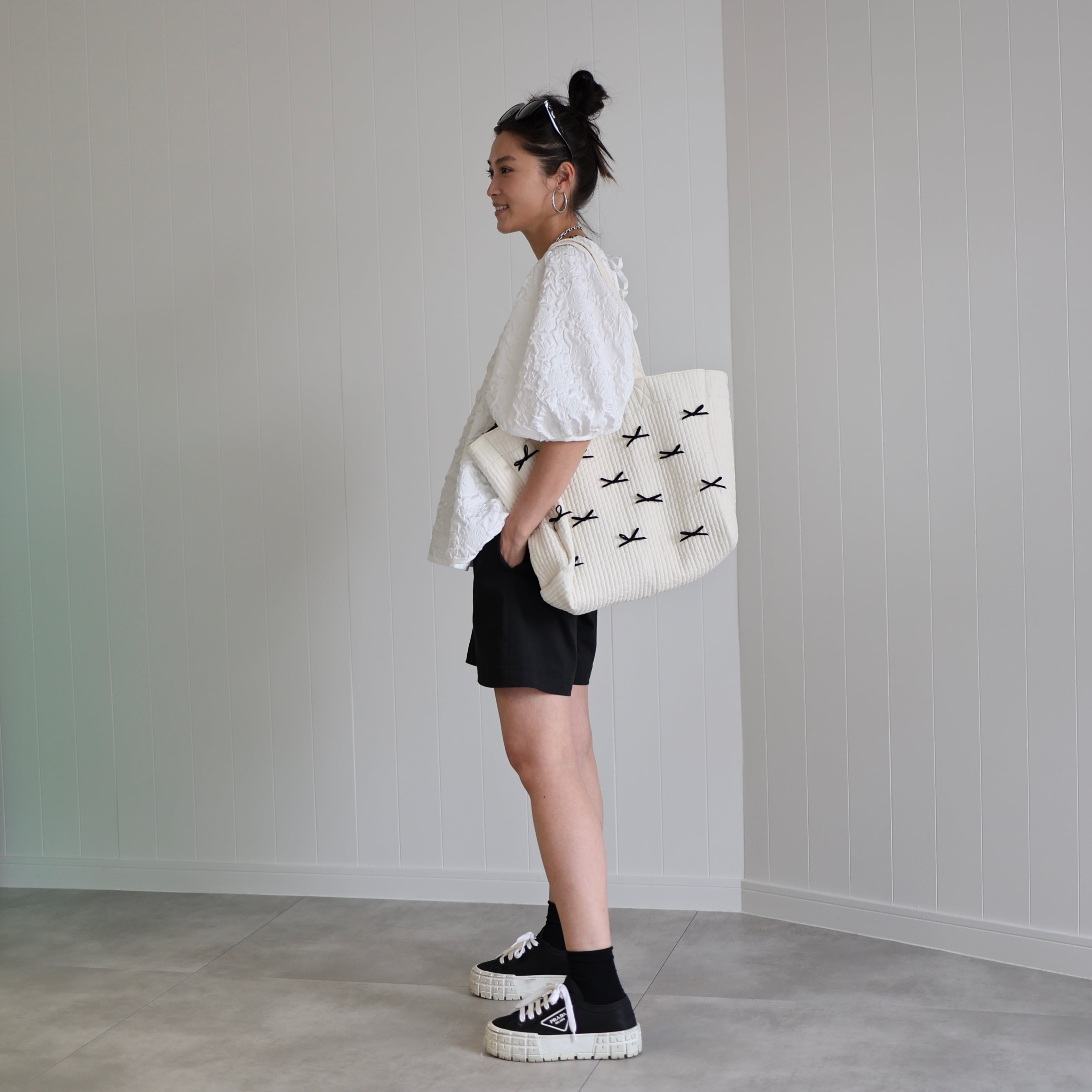 【新品未開封】gypsohila picnic bag Msize/White