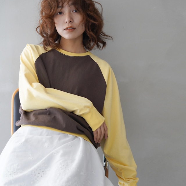 alee 配色 ラグラン Tee｜ラグランスリーブ