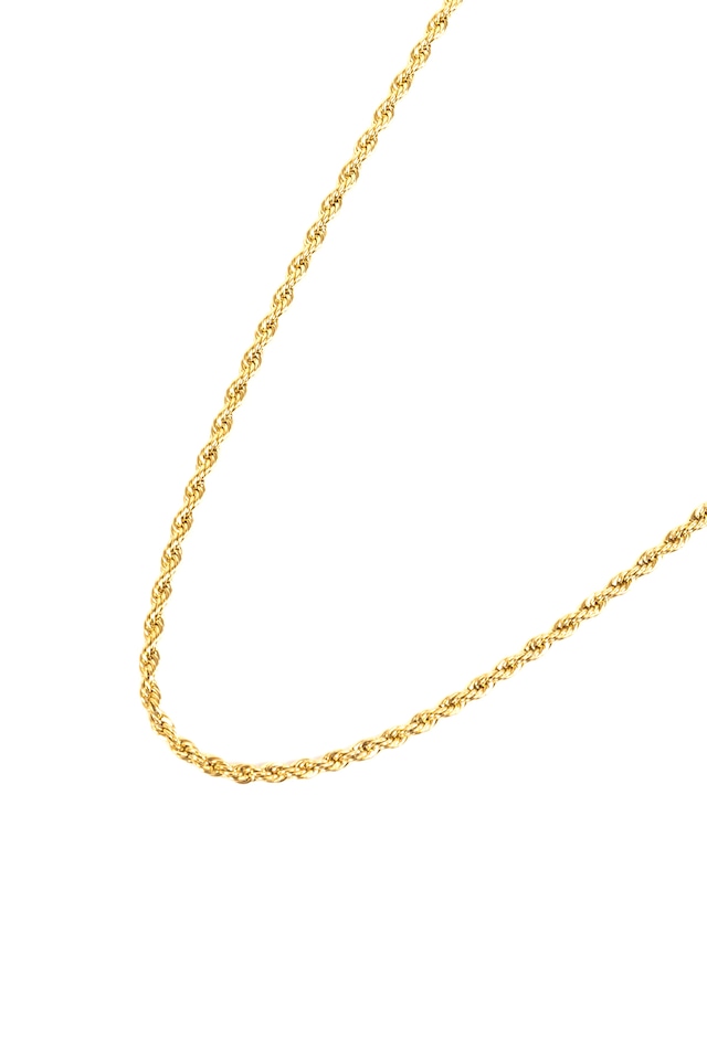 【rope chain necklace】 / GOLD