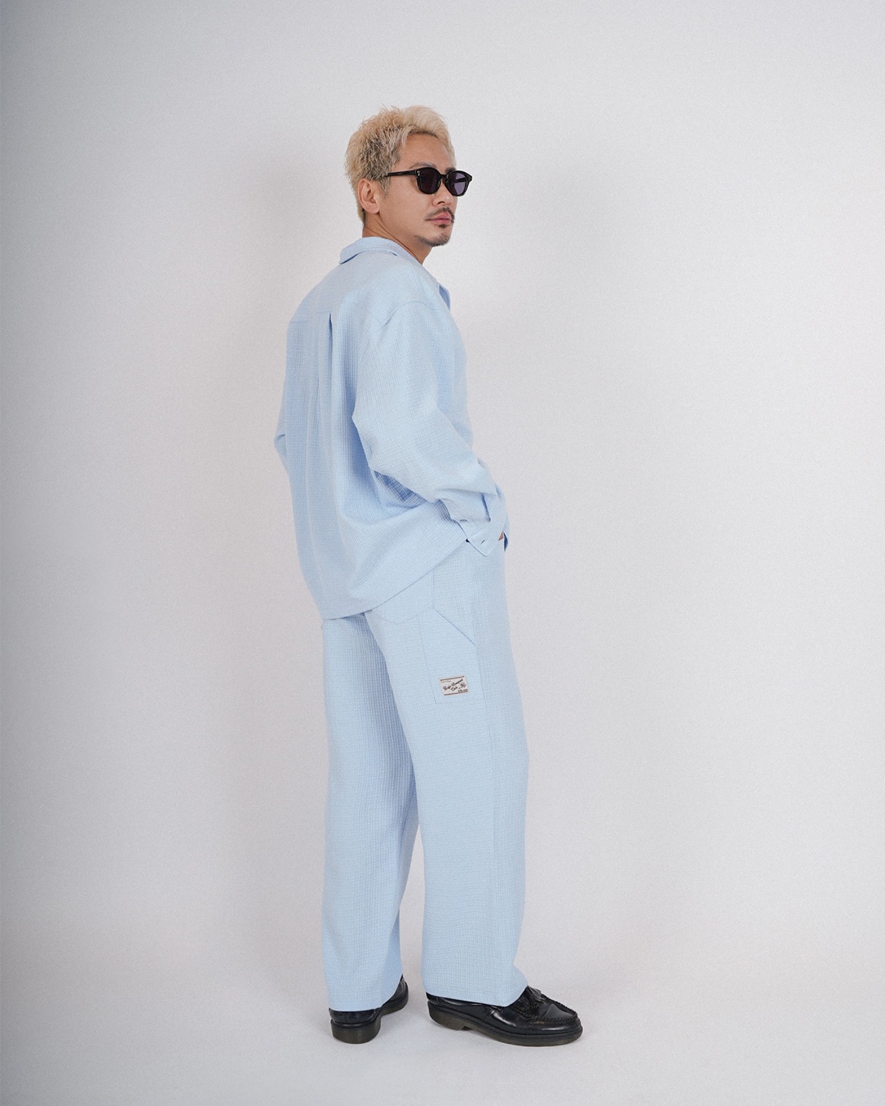 【#Re:room】WAFFLE WIDE PAINTER PANTS［REP315］