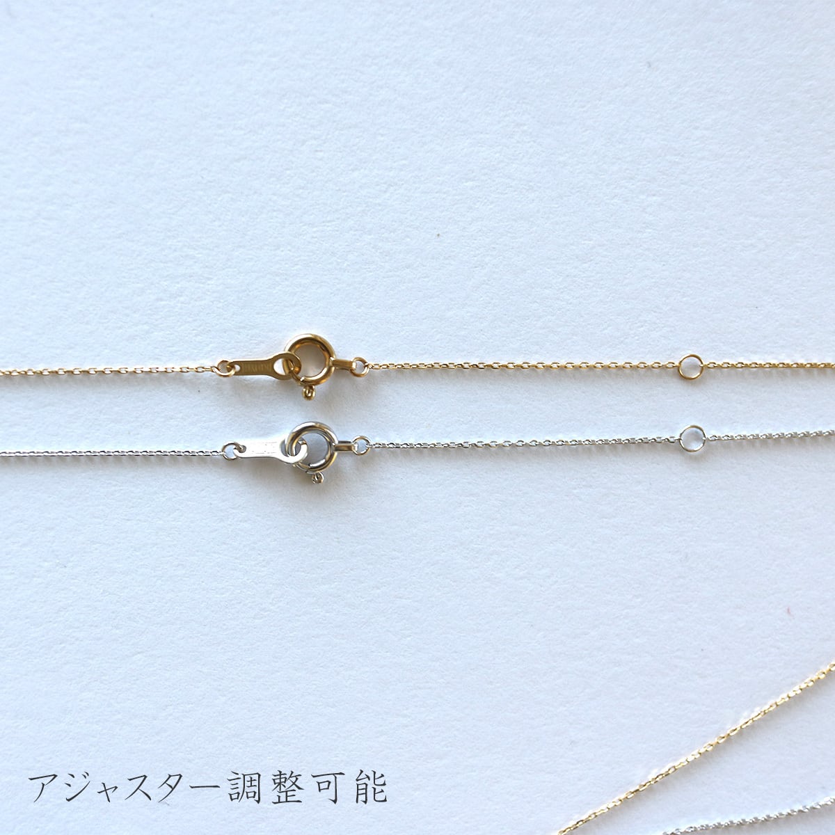 ワンポイントおしゃれ！ K10 翡翠 ペンダント ネックレス A貨翡翠