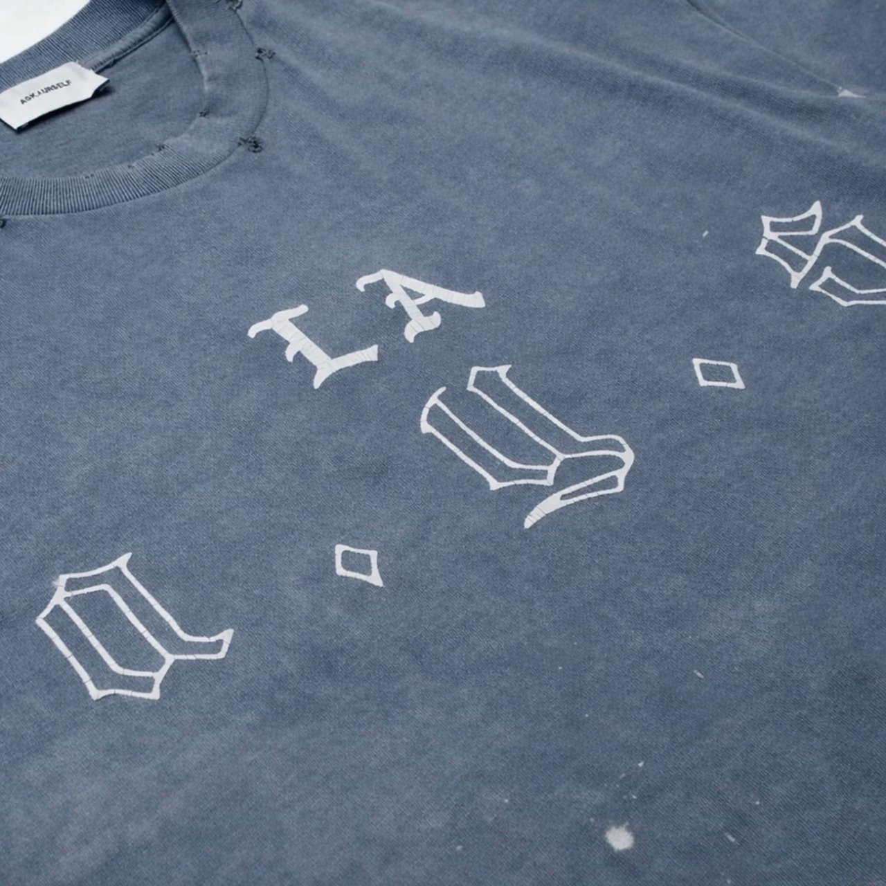 ASKYURSELF / la ays tee navy