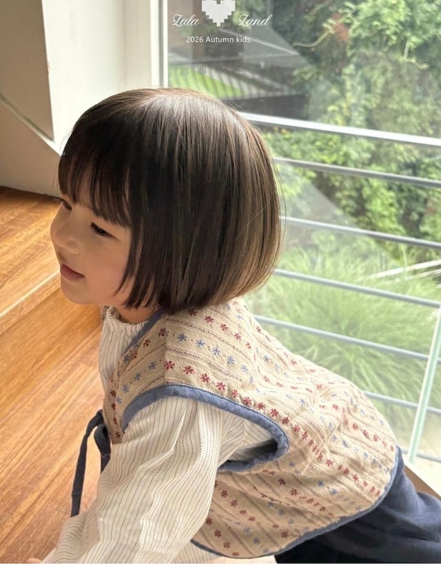〚予約〛Hippie two-sided vest <kids>