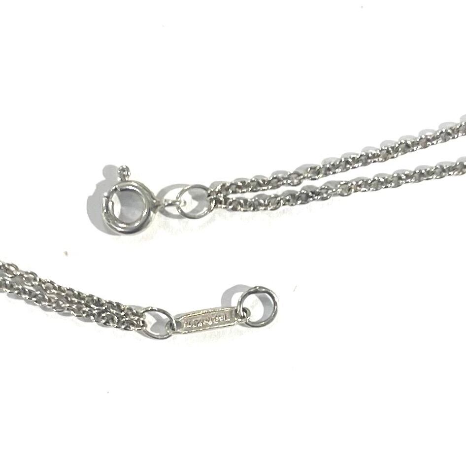 限定価格【TIFFANY&Co.】2957 インフィニティダブルチェーン 立体