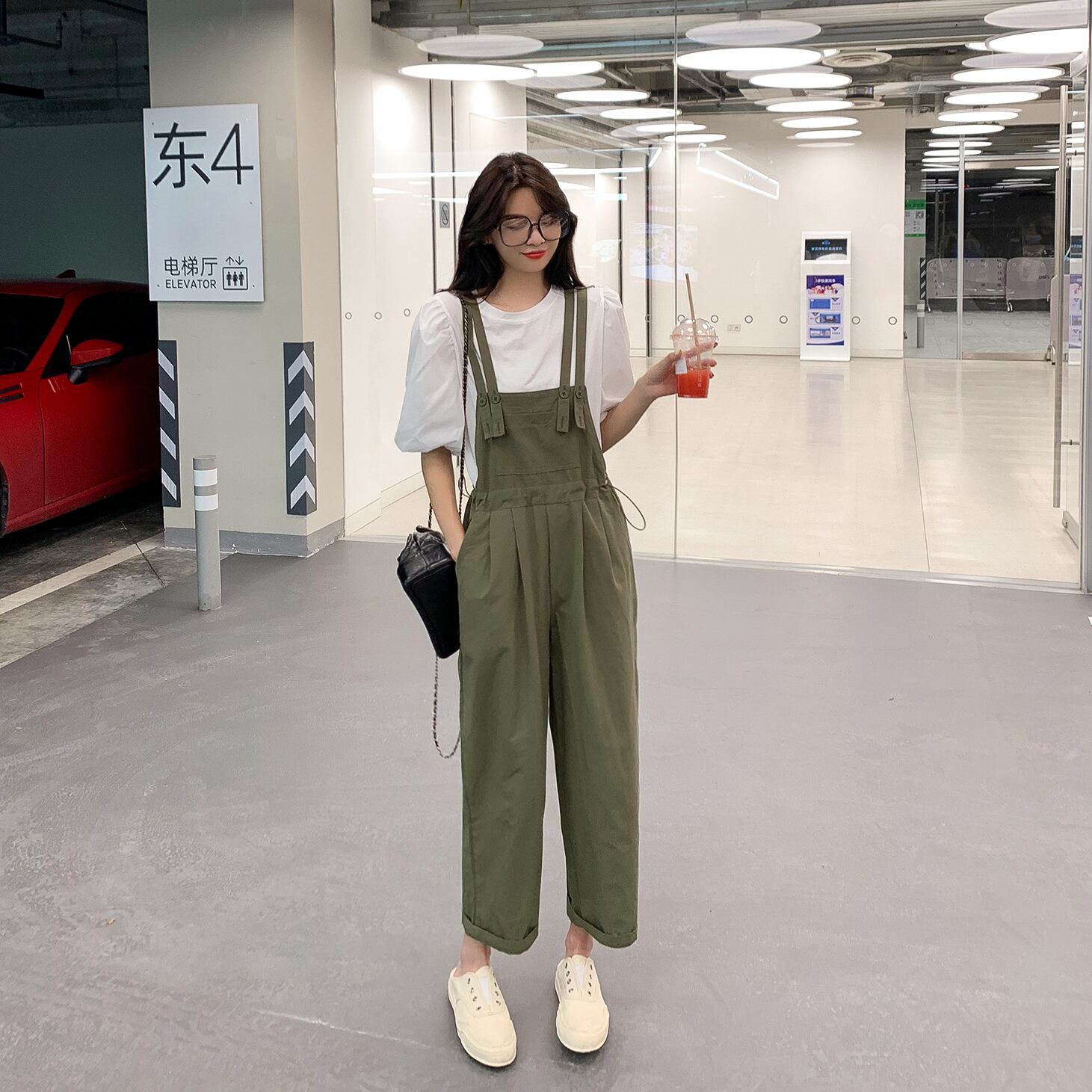 スリーブシャツ ジャンプスーツ オールインワン 6Du_Shop_Women3538324313