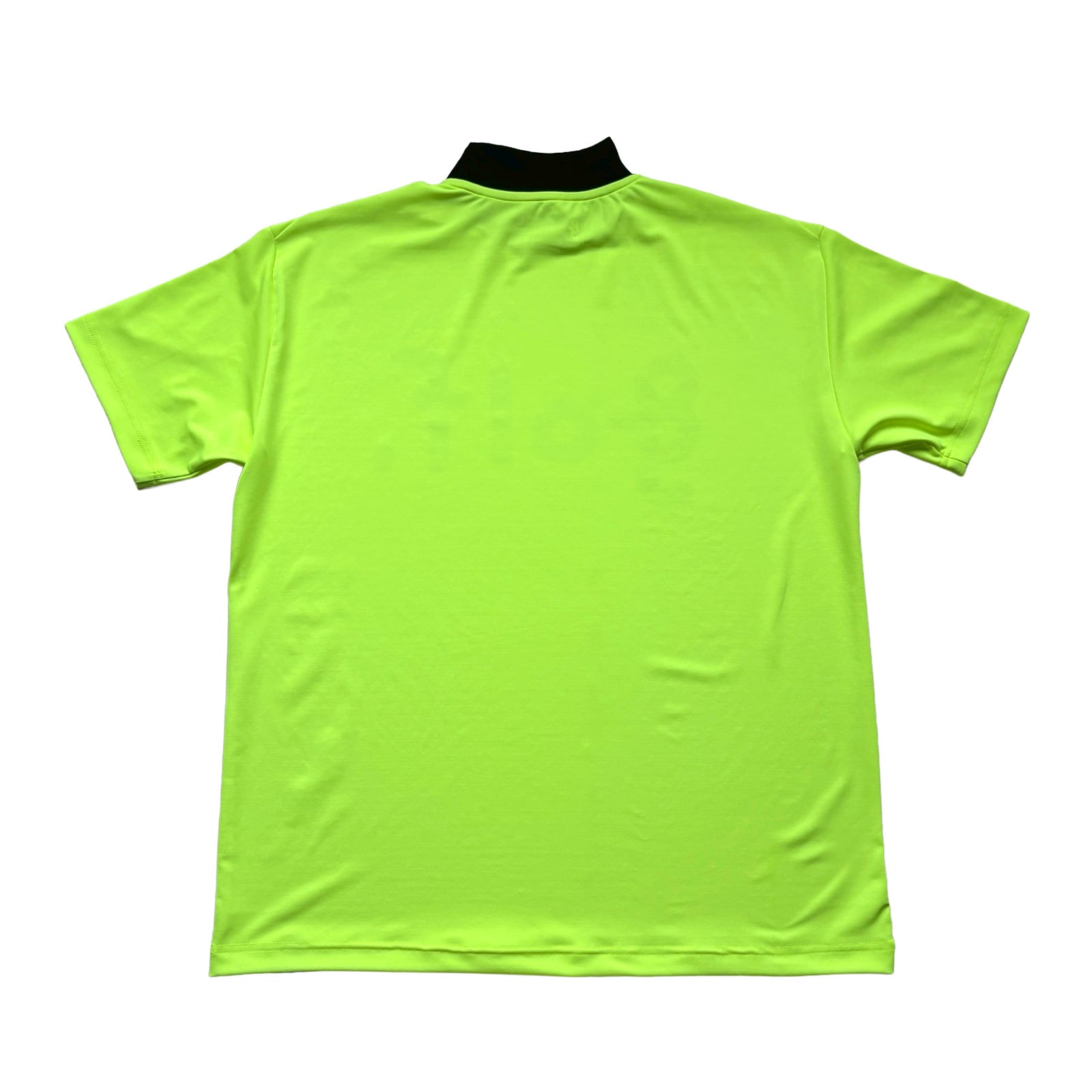 LOGO PRINT MOCK NECK SHIRT - NEON YELLOW / BLACK - | 8G SHOOT WEBSTORE