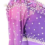 社交ダンス 衣装 スタンダードドレス ワンピース ドレス スタンダード 紫 フロート レース デモ 競技 ダンス パーティ 発表会 パープル系 エレガント 上品 おしゃれ フェミニン ステージ衣装 パーティー用 ダンスパフォーマンス